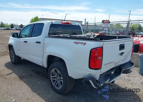 2019 Chevrolet Colorado Wt z USA, uszkodzony, nr VIN 1GCGTBEN2K1276697
